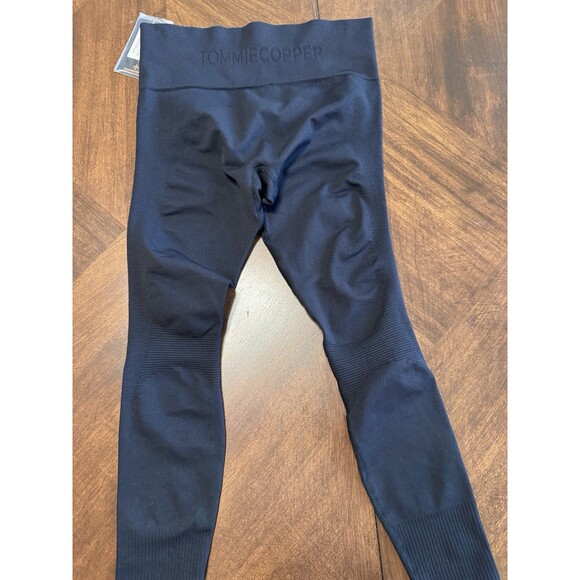 TOMMIE COPPER Womens Black Lower Back Support Leggings L 1540WR - Picture 2 of 6